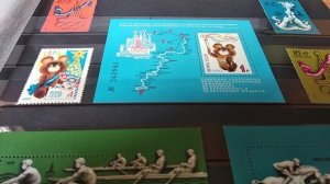 Альбом марок. Олимпийские Игры. #филателия #Олимпиада #Марки