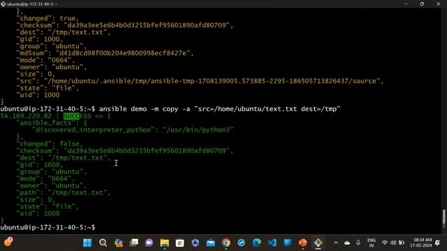 Ansible Ad-hoc Commands, Modules, Playbooks || Ansible Installation on Ubuntu || Session 2