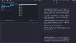 Archcraft bspwm workflow (Dracula theme)