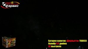 Салют TKB933 ДЖУЛЬЕТТА 33 выстрела 0,8 калибр ТК Сервис