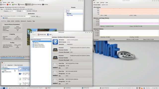 Transcoding Computer: Linux Video Capture Test