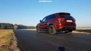 Jeep Grand Cherokee Trackhawk 6.2 V8 717 hp exhaust sound, revs, start up sound, interior sound