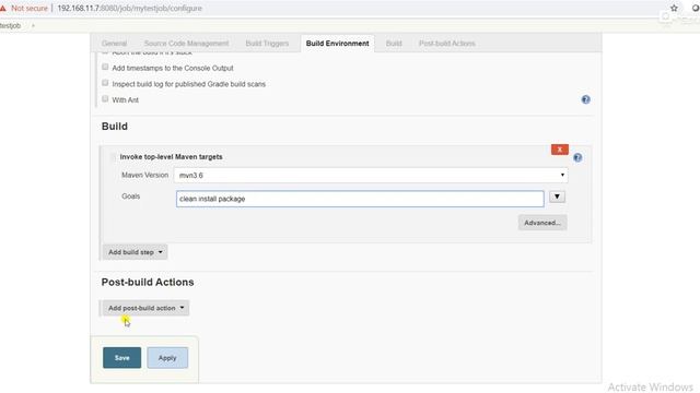 Jenkins  Tutorial -7-Project or Scenario-1 -Build and Deployment Pipeline Job Setup in Jenkins