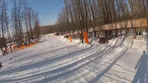 Чулково. Покатушки на сноубодах. Go Pro