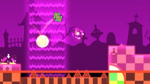 прохождение уровня Let's run в geometry dash