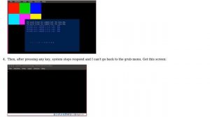 Unix & Linux: How to exit from videotest in the grub?