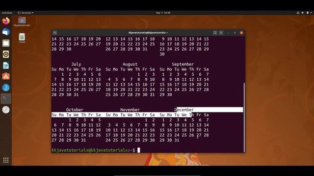 cal  command in Linux with examples  ||Linux Tutorial || Linux Interview Question
