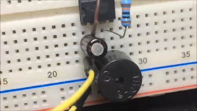 Easily NE555 Alarm sound effect Piezo Buzzer - Tutorial смотреть онлайн