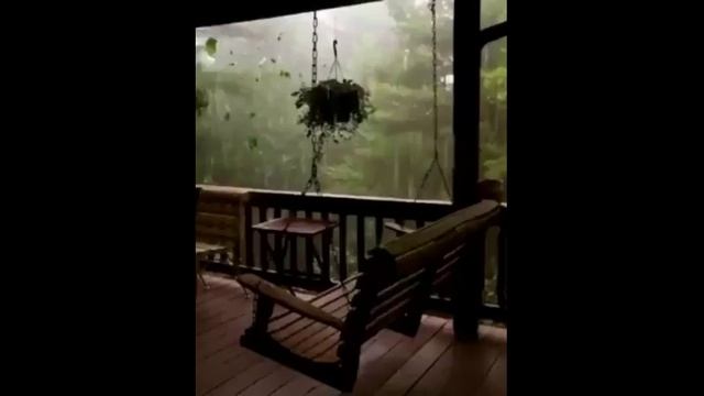 Расслабляющий дождь, звуки грома и дождя для сна смотреть онлайн