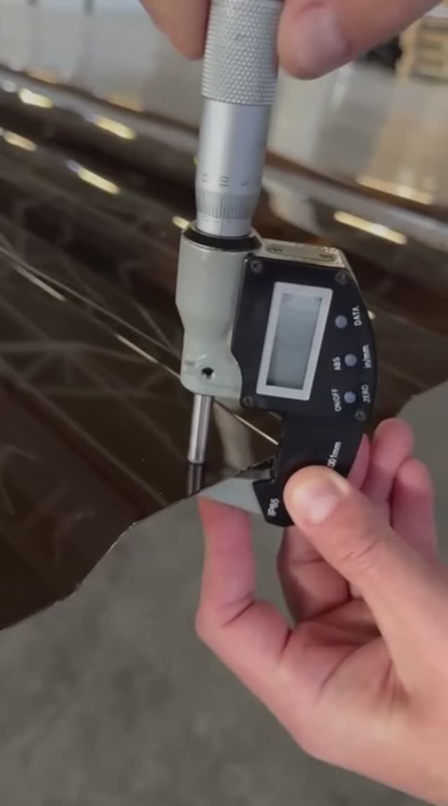 Замер толщины профилированного поликарбоната МП-20 смотреть онлайн