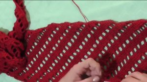 Шарф - снуд в два оборота крючком.