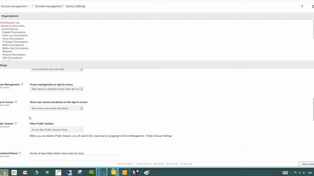 ChromeOS Management