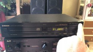 Pioneer PD-X620. Винтажный CD- плеер из предтопового миди-центра (аудио-башни). Произведен в Японии