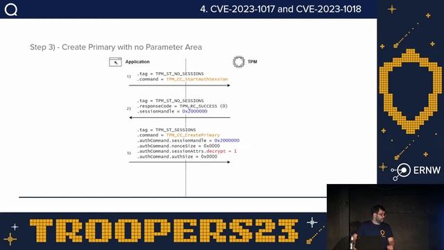 TROOPERS23: Vulnerabilities in the TPM 2.0 reference implementation code