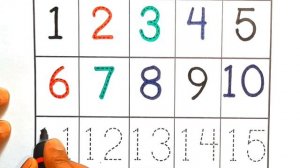 Numbers writing 1 2 3 4 5 6 7 8 9 10 11 12 13 14 15 16 17 18 19 20 || Numbers Learning for Kids |