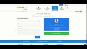 How to generate a CSR with HTTPCS?