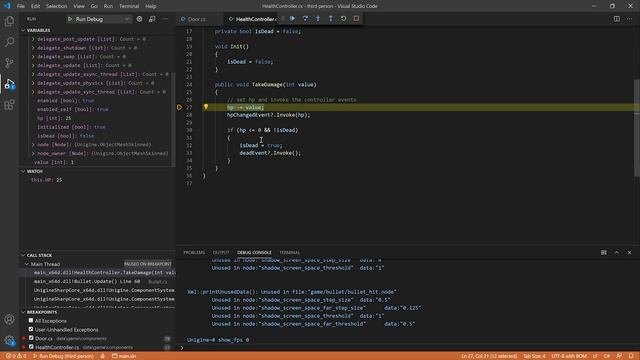 How To Debug C# Project In Visual Studio Code - UNIGINE 2 Quick Tips
