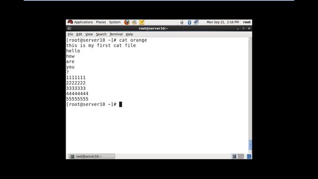 LINUX Administration tutorials || Demo - 3 || by Mr. Srinivas On 21-09-2020 @8AM