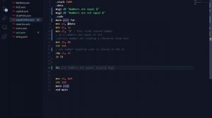 Assembly language program to check if two numbers are equal or not | 8086 microprocessor programmin