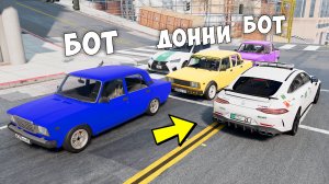 БИТВА ВОРОВ ПРОТИВ КОПОВ В BEAMNG DRIVE! ПРИТВОРИЛСЯ БОТОМ И УГНАЛ ЧИТ ТАЧКУ!