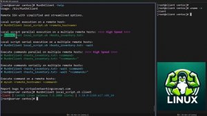 Linux SSH Remote Task Automation #myssh #RunOnClient #vnclinux