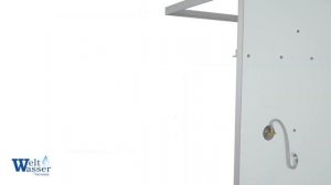 Видеоинструкция по установке душевых кабин Welt-Wasser Aller 901 и Laine 801, 901, 1001.