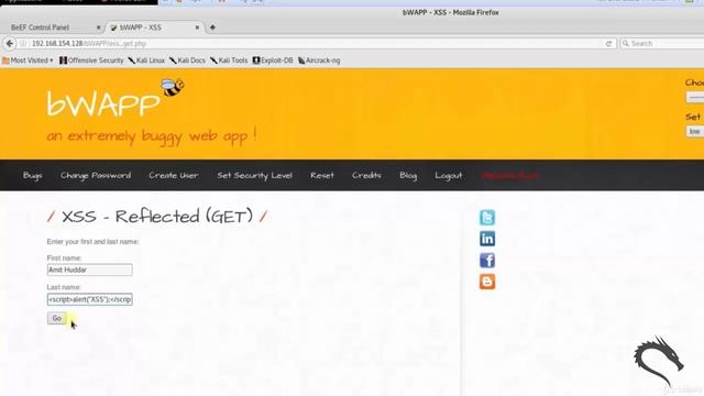 Video 44: BeEF XSS Exploit Tool | Kali Linux | Exploitation Tools