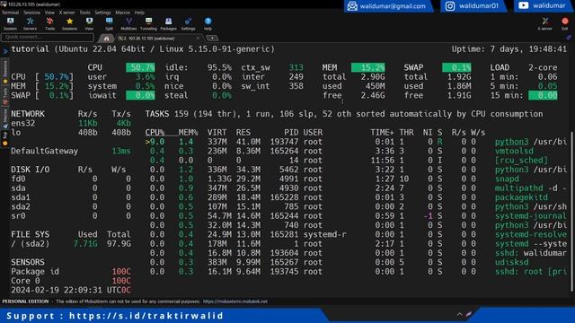 5 Tools/Command untuk Monitoring Sistem Linux dari Command Line | PENTING untuk SYSADMIN
