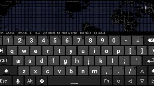 See World map in termux...