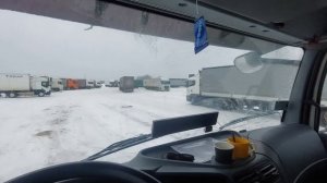 Четвёртый рейс без опыта по категории Е/Снег меня преследует везде/сдаём камаз/Дальнобой по России