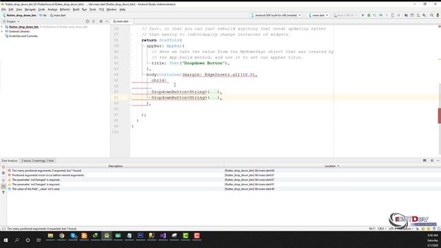 Flutter Tutorial - Value Widgets #5 Drop Down Button