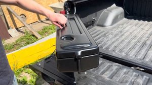 Установили крышку кузова на пикап Dongfeng DF6 (Rich 6) c поворотными ящиками