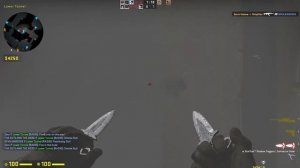 ★ StatTrak™ Shadow Daggers | Damascus Steel Gameplay Ninja knife