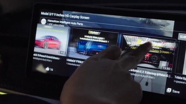 Model 3/Y 4G Version Android,Carplay Screen смотреть онлайн