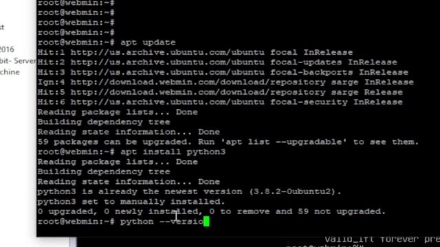 How to install PYTHON 3 on Ubuntu server