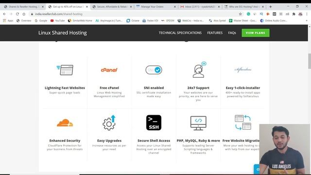 Full Review Resellerclub Linux Based Shared Hosting : Reason to buy?