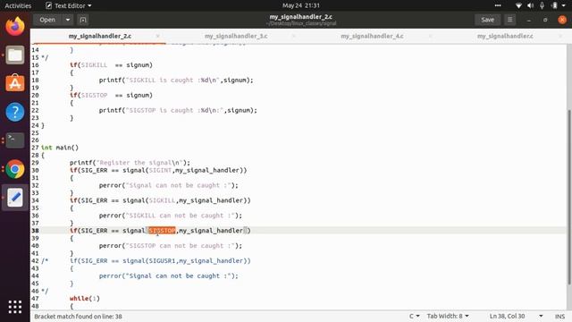 signal in Linux