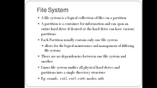 Linux filesystem #Linux #LinuxFileSystem
