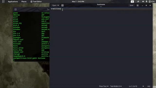 How to Change Hostname in Kali Linux || Ethical Hacking using Kali Linux