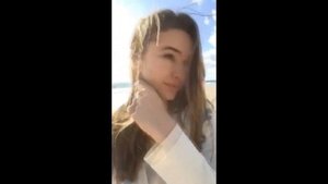 Ольга Синтюрева на пляже