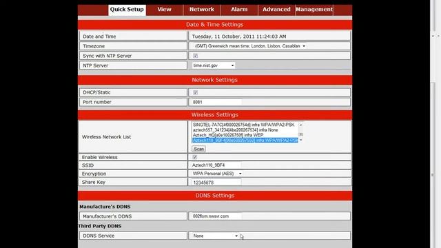 Security_ Setting Up Aztech Wireless-N Ip Camera Wipc302 - смотреть ...