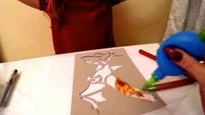 BLENDY PENS.Рисунок с напылением фломастеров.