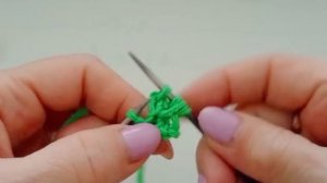 Универсальный узор спицами. 2 петли и 2 ряда