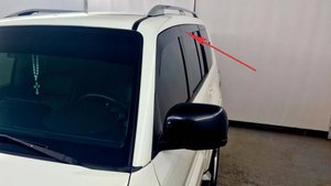 Дефлекторы (ветровики) окон 2D - MITSUBISHI PAJERO (V90) с 2006г.в. - Стрелка11