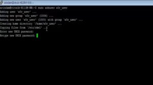 Linux - adduser/addgroup Command - w3resource