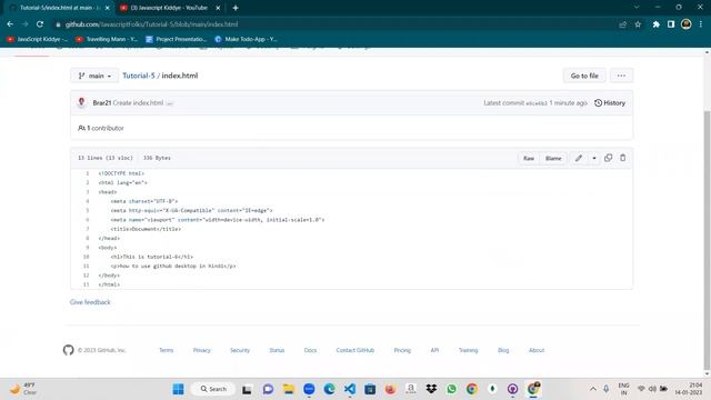Tutorial #6 for beginners Zero to Mastry | How to use GitHub Desktop: The easy tutorial |  हिंदी मे