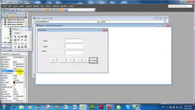 how to write code in excel