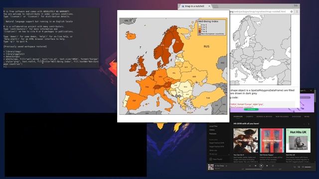Minimal Arch Linux Desktop Environment with i3wm and rofi смотреть онлайн