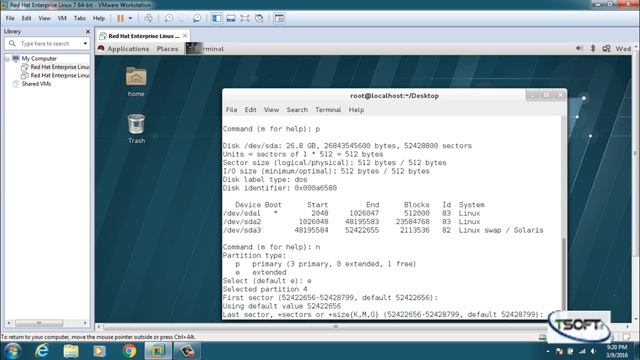 Linux Bangla Tutorial-05 : How to create partition?