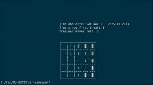 ASCII Minesweeper